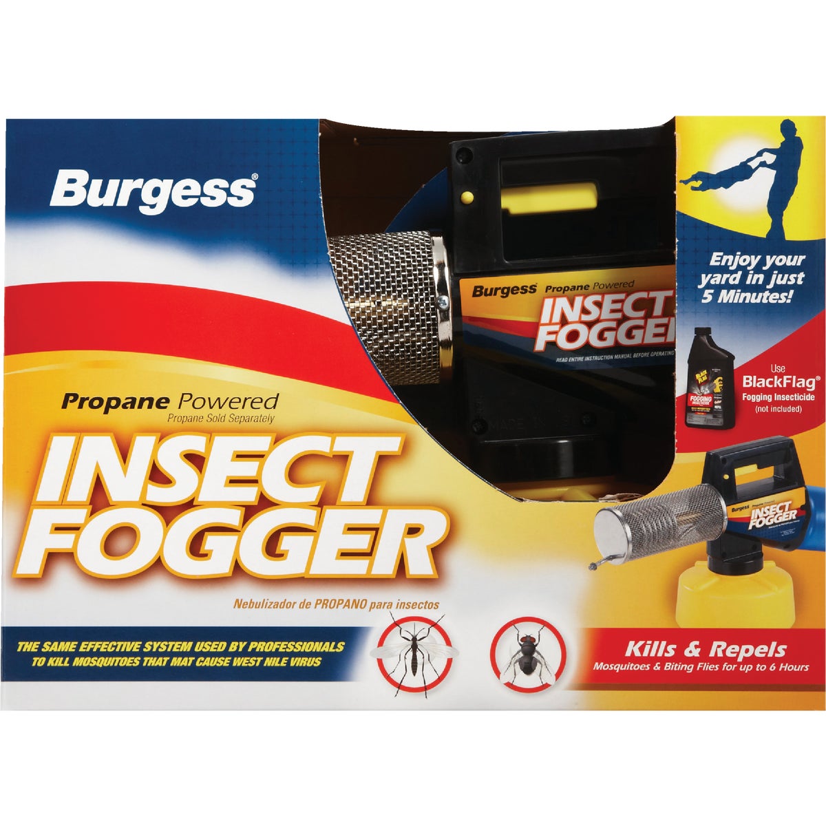 Burgess 45 Oz. 10 Ft. Cone Insect Propane Fogger