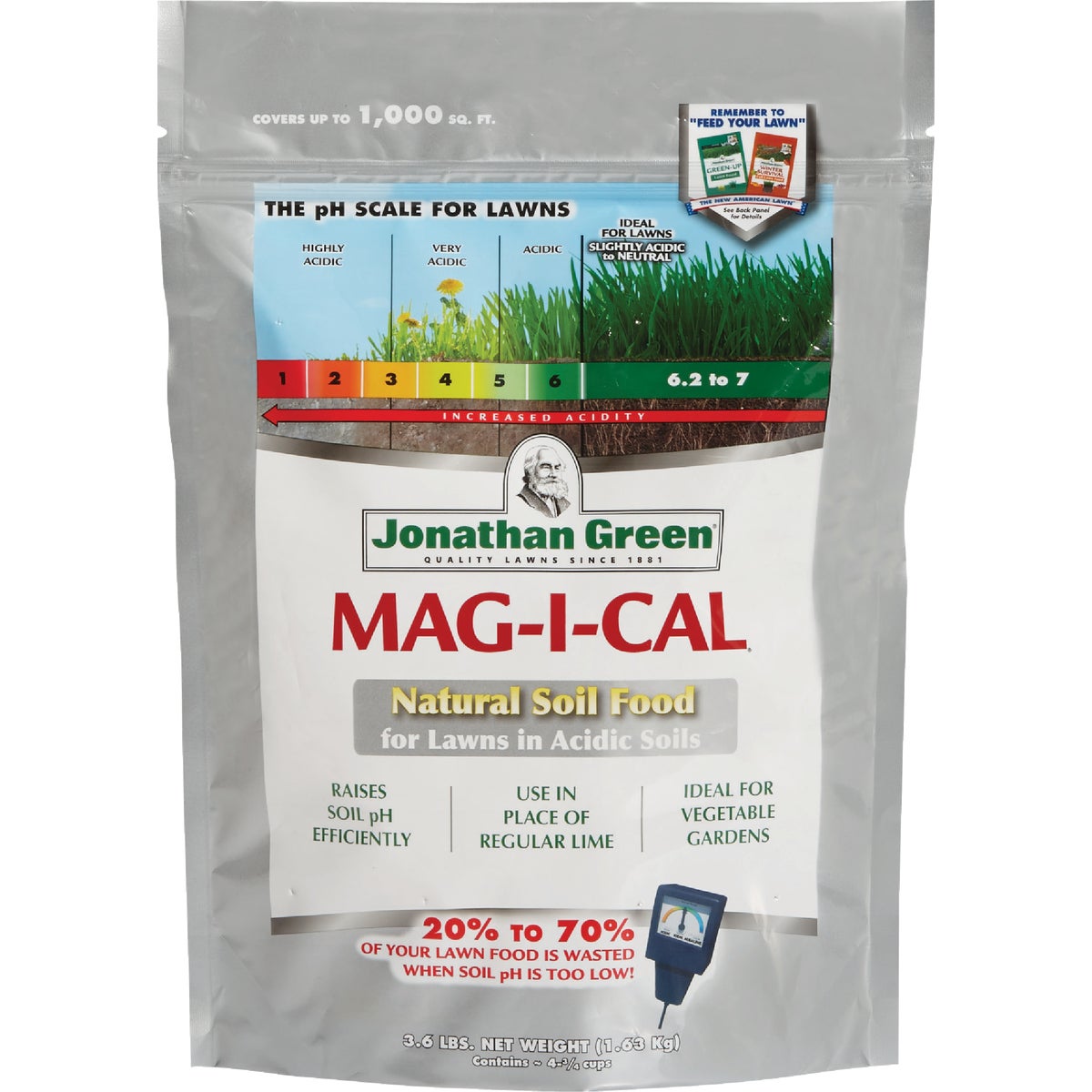Jonathan Green MAG-I-CAL 3.6 Lb. 1000 Sq. Ft. 35% Calcium Lawn Fertilizer