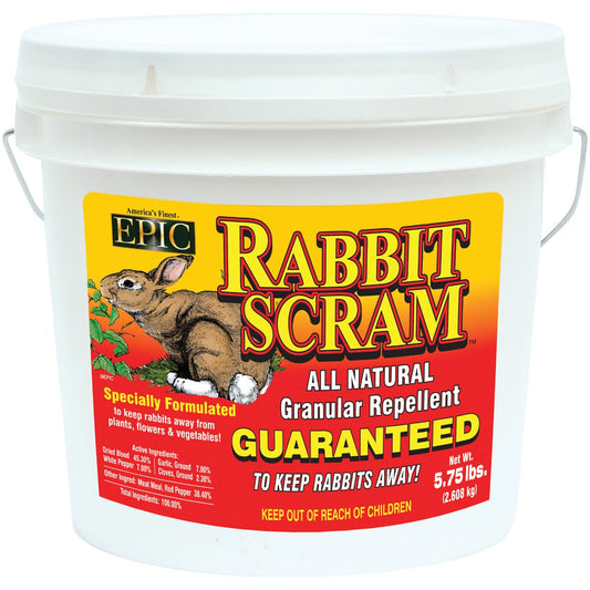 Rabbit Scram 6 Lb. Granular Organic Rabbit Repellent