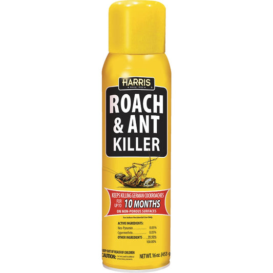 Harris 16 Oz. Aerosol Spray Ant & Roach Killer