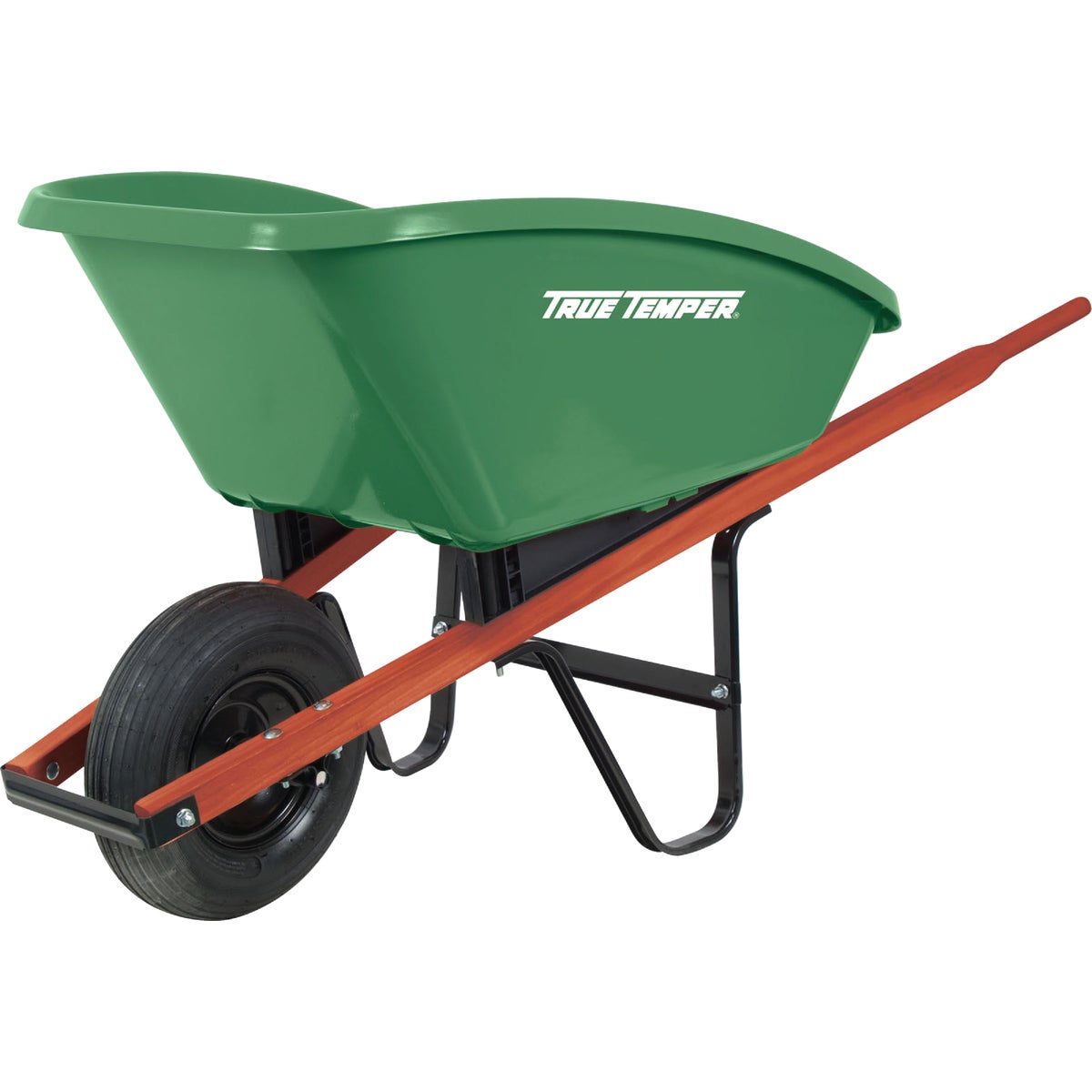 True Temper 5 Cu. Ft. Poly Wheelbarrow