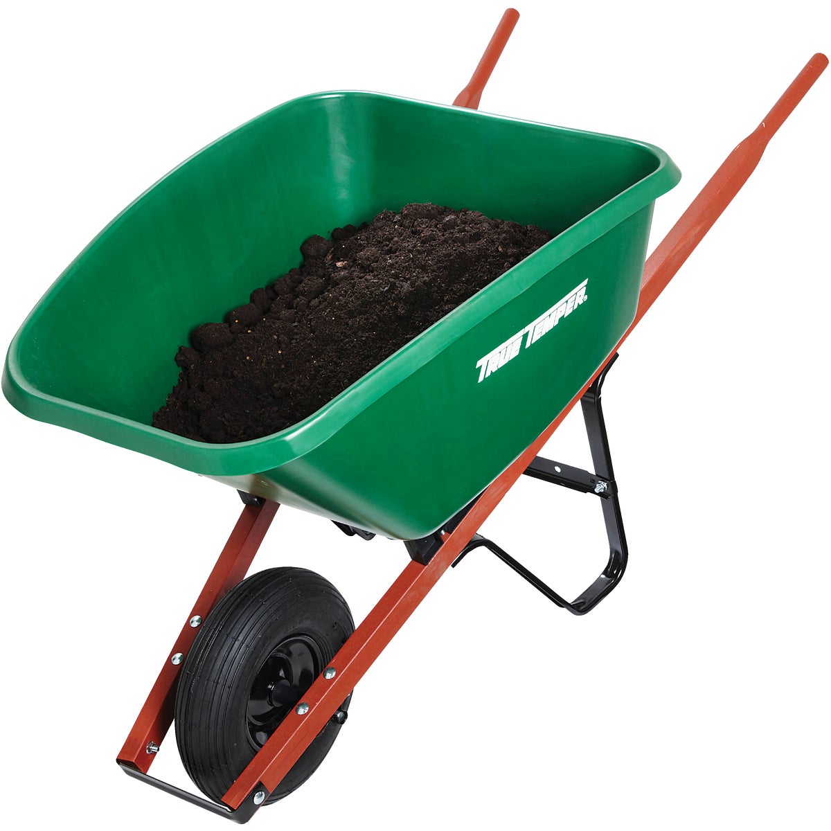 True Temper 5 Cu. Ft. Poly Wheelbarrow