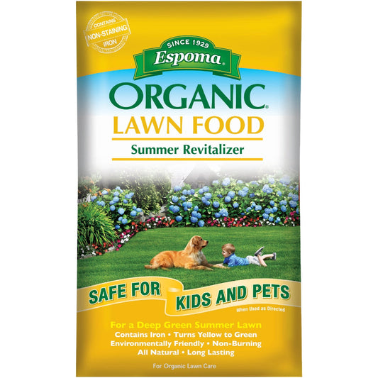 Espoma Organic 30 Lb. 5000 Sq. Ft. 8-0-0 Summer Revitalizer Lawn Fertilizer