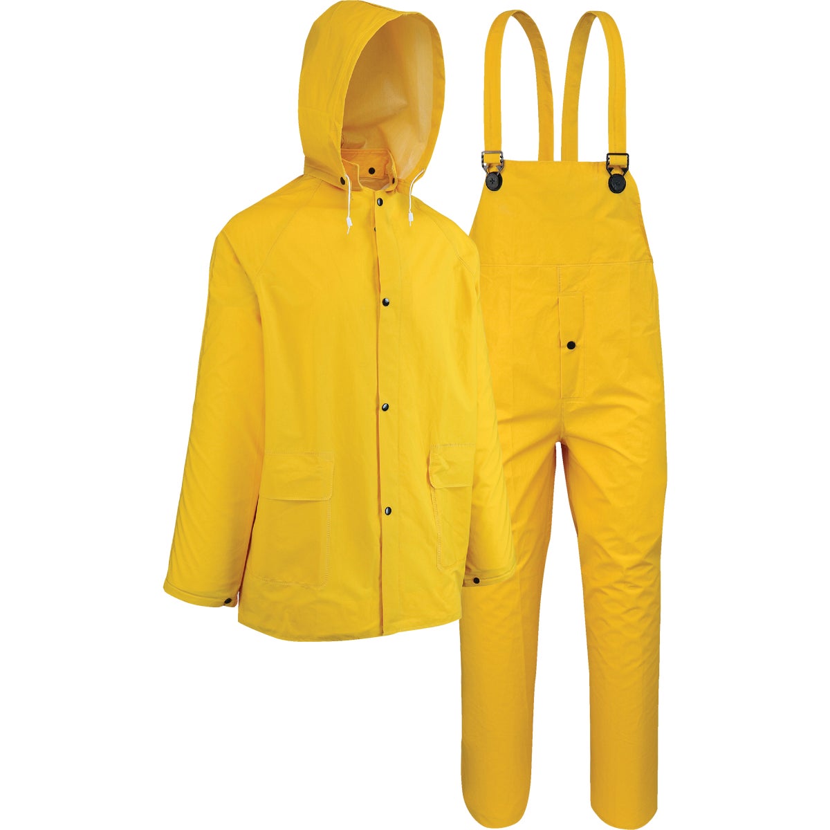 West Chester 3XL 3-Piece Yellow PVC Rain Suit