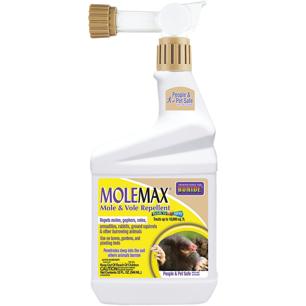 Bonide Molemax 1 Qt. Ready To Spray Animal Repellent