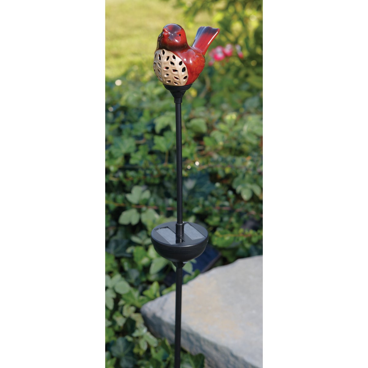 Moonrays Ceramic 36 In. H. Solar Stake Light Lawn Ornament