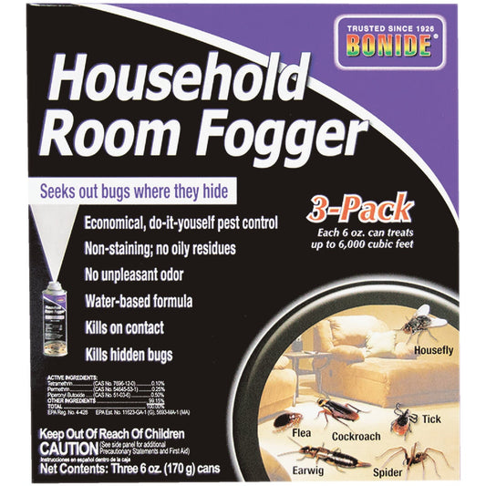 Bonide 6 Oz. Indoor Insect Fogger (3-Pack)