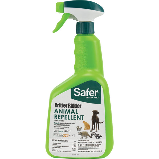 Safer Critter Ridder 32 Oz. Ready To Use Animal Repellent