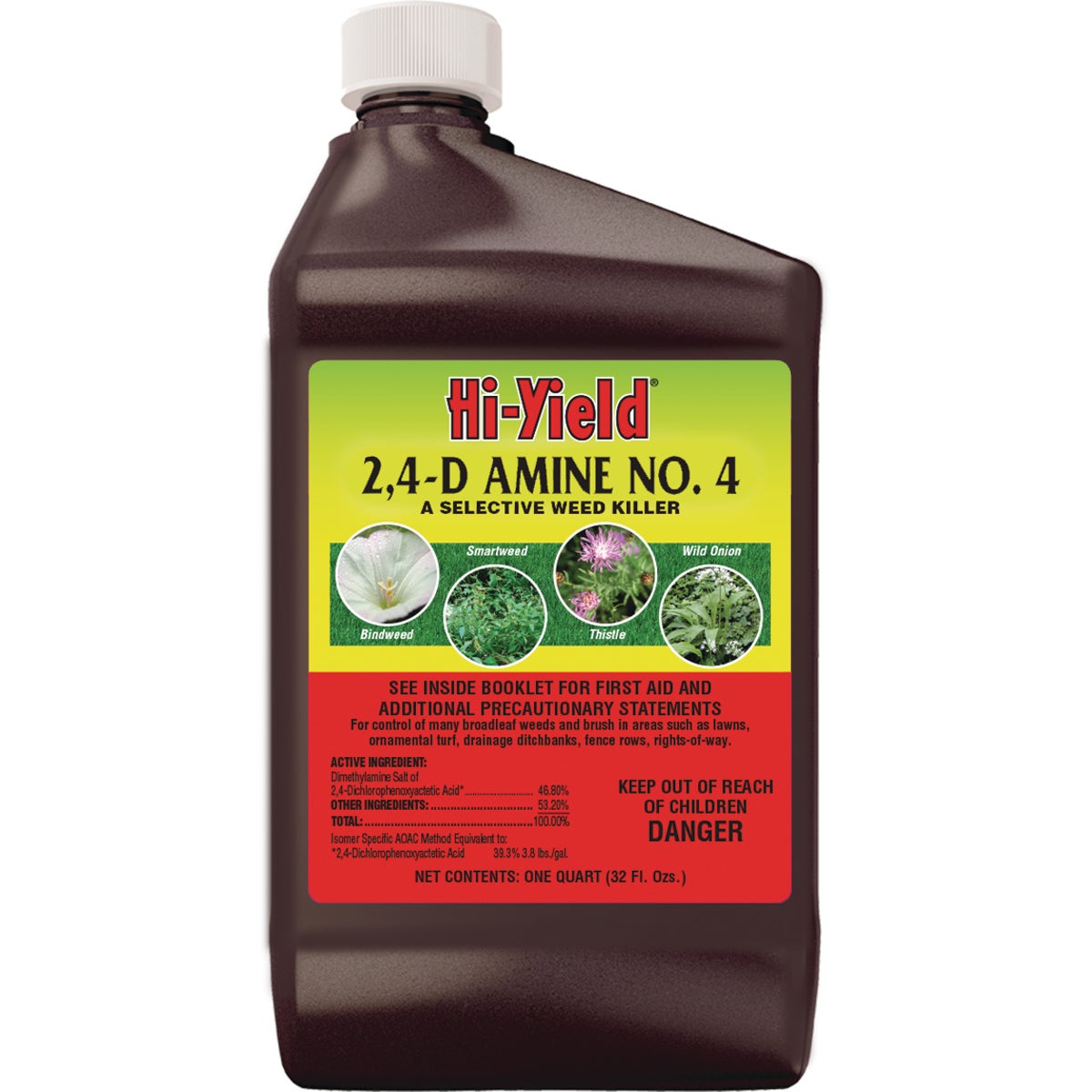 Hi-Yield 2,4-D Amine No.4 32 Oz. Concentrate Weed Killer