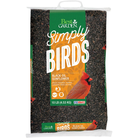 Best Garden 10 Lb. Black Oil Sunflower Wild Bird Seed