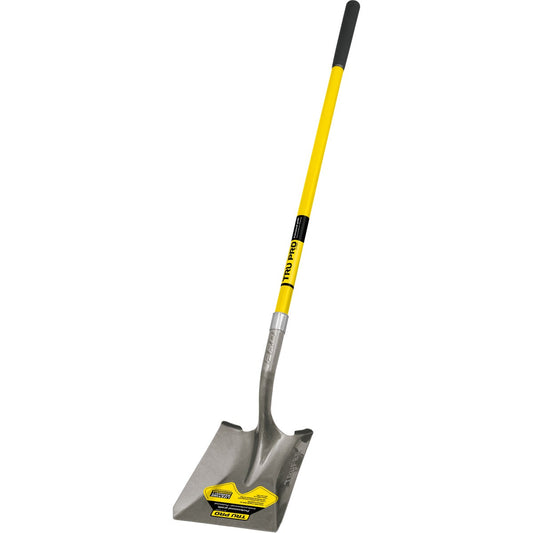 Truper Tru Pro 48 In. Fiberglass Handle Cushion Grip Square Point Shovel