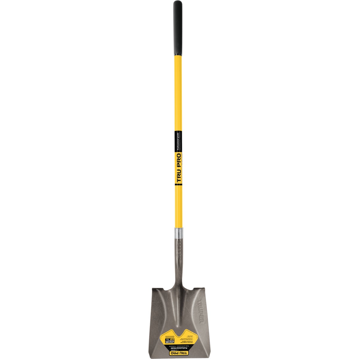 Truper Tru Pro 48 In. Fiberglass Handle Cushion Grip Square Point Shovel