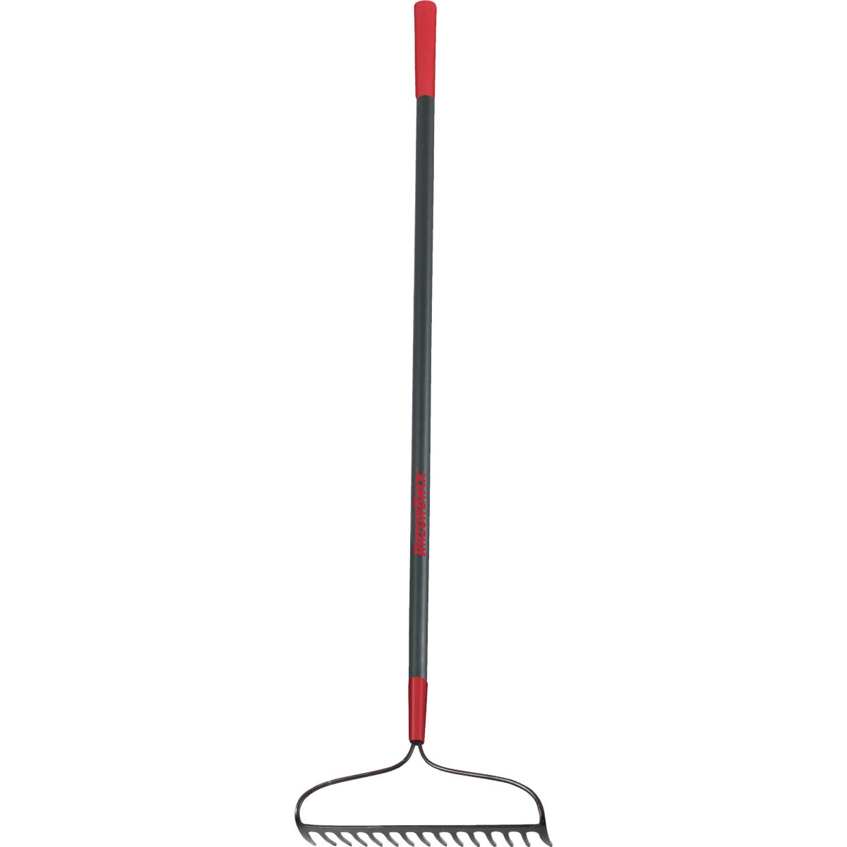 Razor-Back Fiberglass Handle 16 In. Steel Bow Garden Rake (15-Tine)