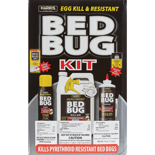 Harris Value Pack Various Application Egg Kill & Pyrethroid Resistant Bedbug Killer Kit