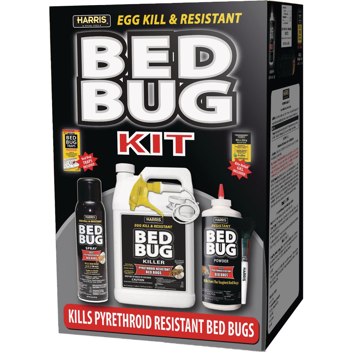 Harris Value Pack Various Application Egg Kill & Pyrethroid Resistant Bedbug Killer Kit