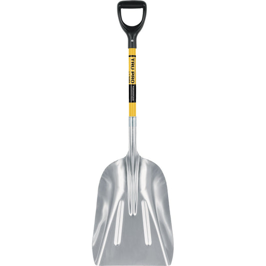 Truper Tru Pro 27 In. Fiberglass D-Grip Handle Aluminum Scoop Shovel