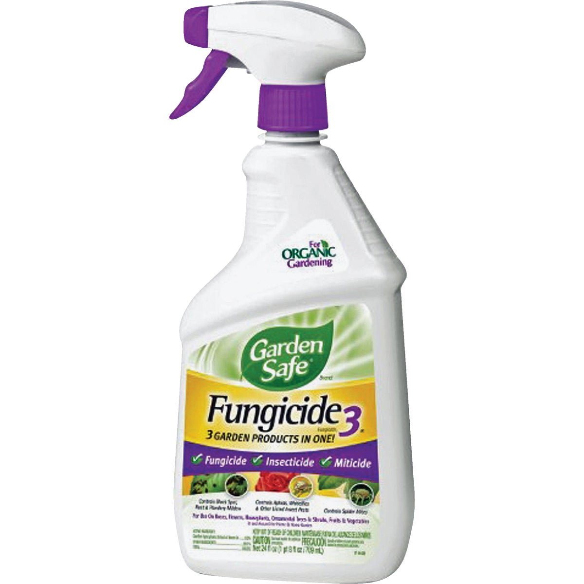 Garden Safe Fungicide 3 24 Oz. Ready To Use Trigger Spray Fungicide