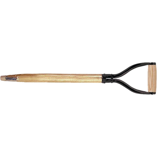 Link 30 In. x 1-1/2 In. Dia. Steel D-Grip Wood Straight Shovel Replacement Handle