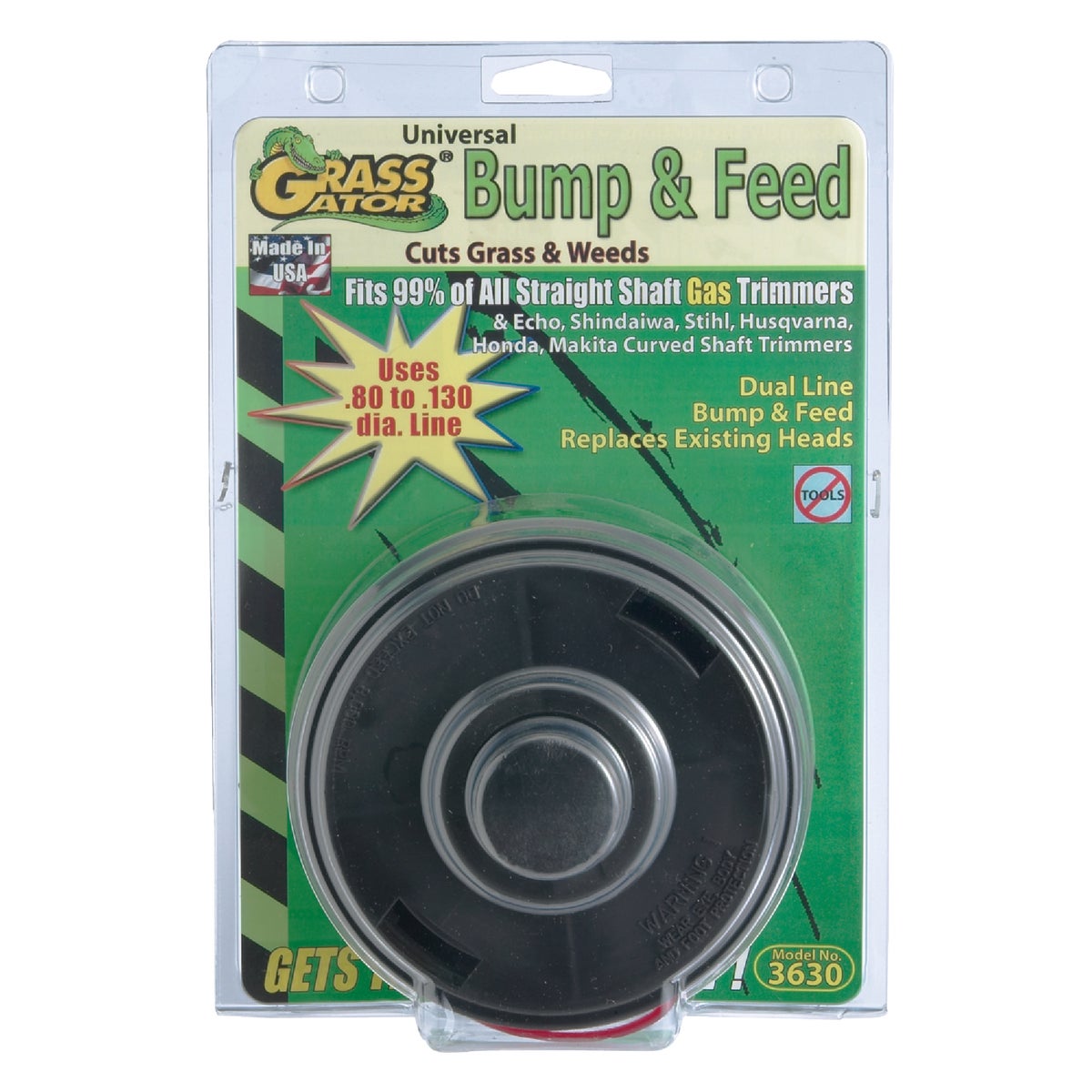 Grass Gator Bump Feed Universal Shaft Replacement Trimmer Head