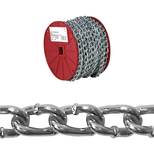 Campbell #2 125 Ft. Zinc-Plated Low-Carbon Steel Coil Chain