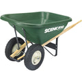 Scenic Road 8 Cu. Ft. Dual-Wheel Heavy Duty High-Density Poly Wheelbarrow