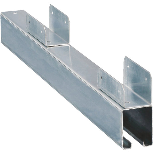 National 8 Ft. Galvanized Continuous Bottom Barn Door Guide