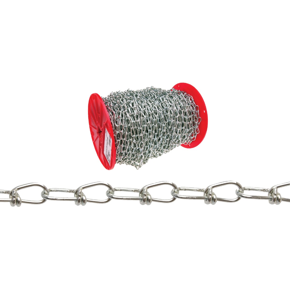 Campbell #2 250 Ft. Zinc-Plated Low-Carbon Steel Coil Chain