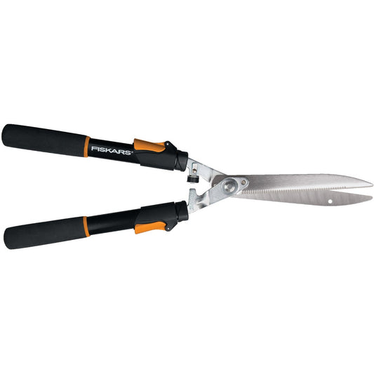 Fiskars 10 In. Hardened Steel Telescopic Hedge Shear
