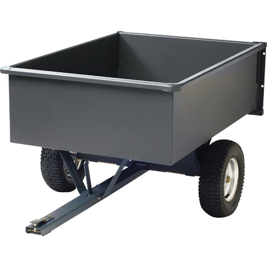 Precision 15 Cu. Ft. 1200 Lb. Steel Tow-Behind Garden Cart