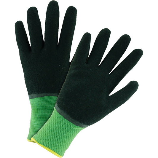 West Chester John Deere Men's Large Latex-Dipped Knit Winter Glove