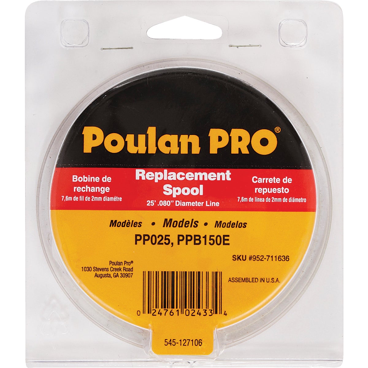 Poulan Pro Tap N Go 0.080 In. x 25 Ft. Dual Trimmer Line Spool