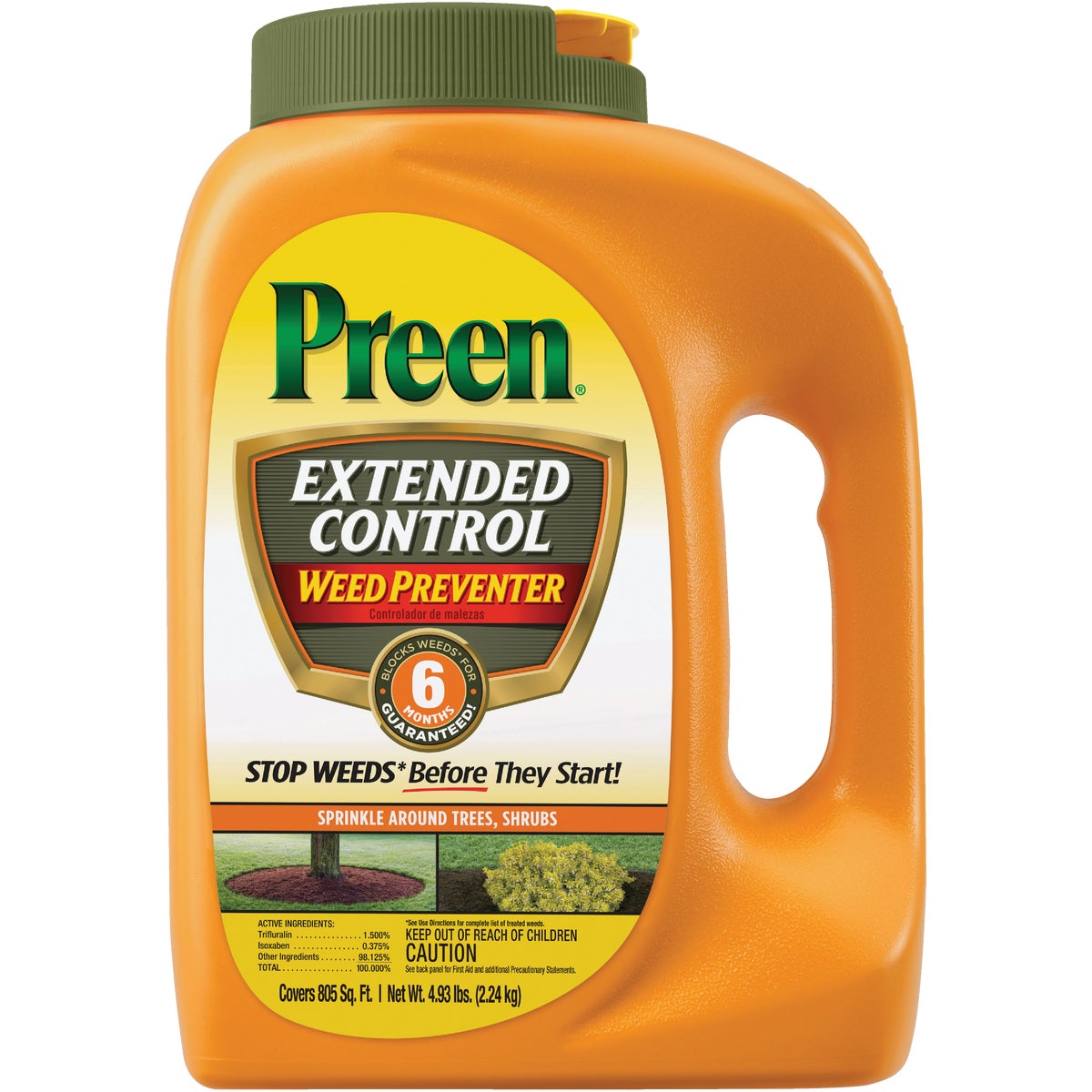 Preen Extended Control 4.93 Lb. Ready To Use Granules Weed Preventer