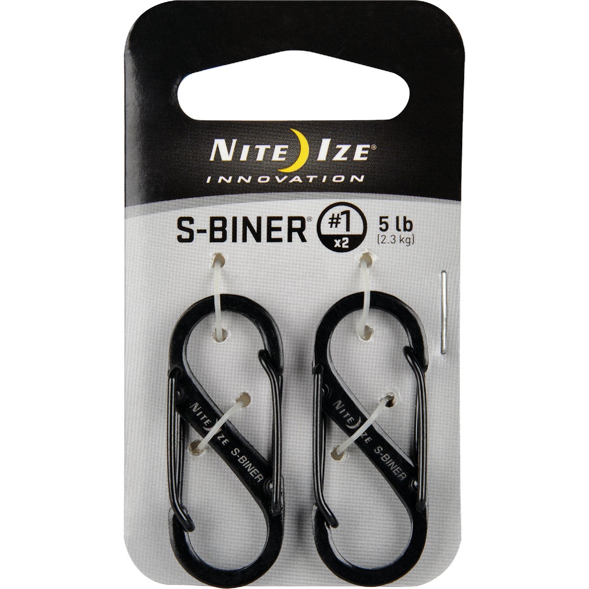 Nite Ize S-Biner Size 1 5 Lb. Capacity S-Clip Key Ring (2-Pack)