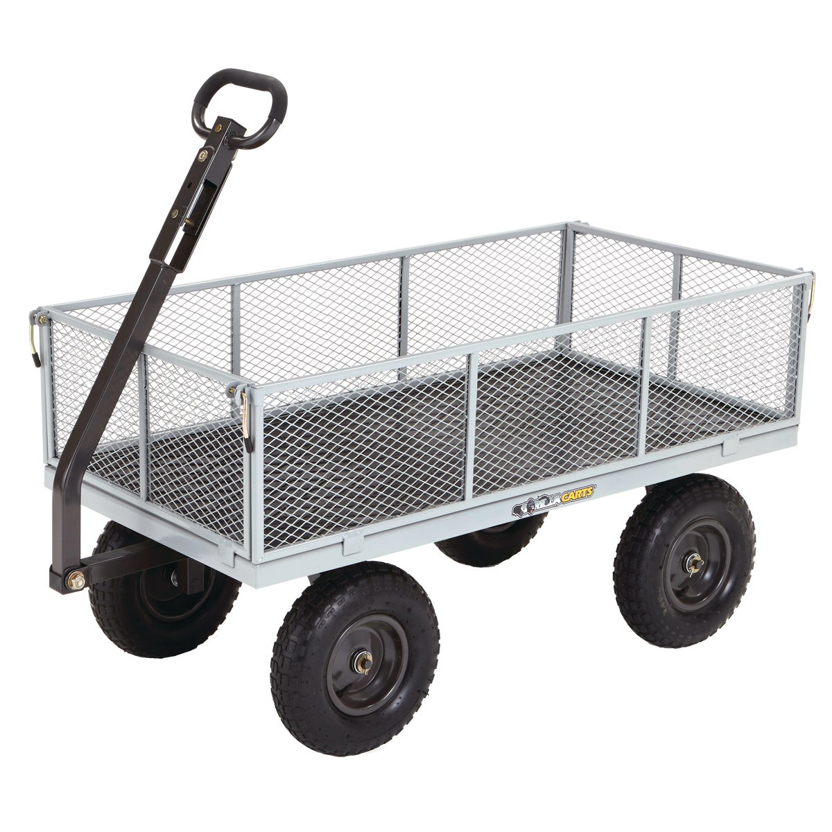 Gorilla Carts 6 Cu. Ft. 1000 Lb. Steel Tow-Behind Garden Cart