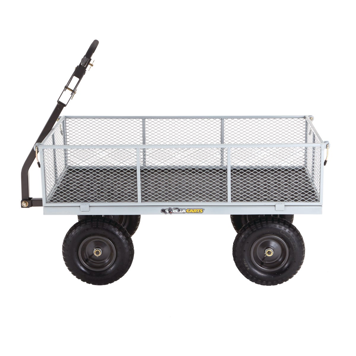 Gorilla Carts 6 Cu. Ft. 1000 Lb. Steel Tow-Behind Garden Cart