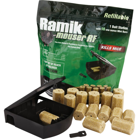 Ramik Mouser RF Refillable Mouse Bait Station (16-Refill)