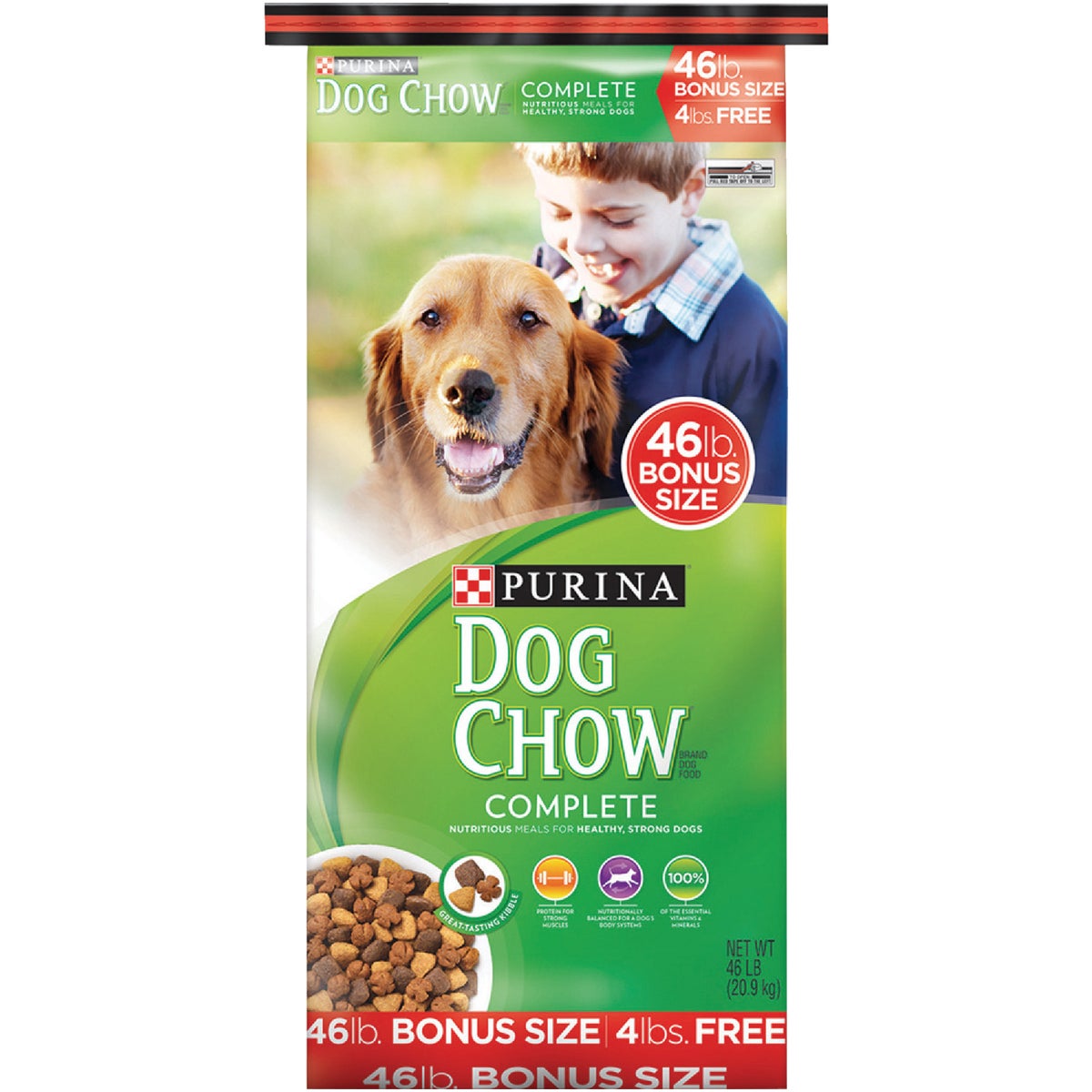 Purina Dog Chow Complete 46 Lb. Bonus Size Chicken Flavor Adult Dry Dog Food