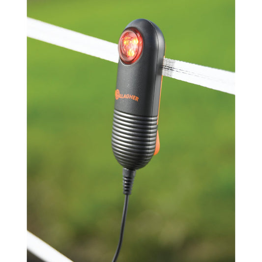Gallagher 1-1/2 In. W. x 5 In. H. x 1 In. D. Permanent Electric Fence Tester