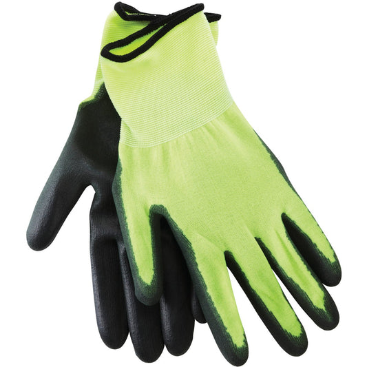 Do it Men's Medium High Visibility Polyurethane Coated Glove
