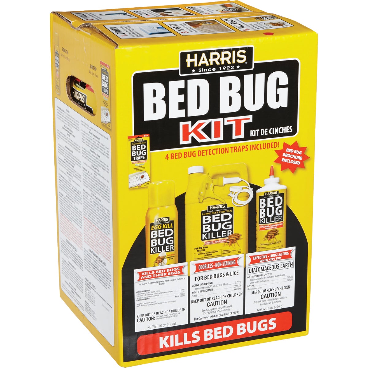 Harris Value Pack Various Application Bedbug Killer Kit