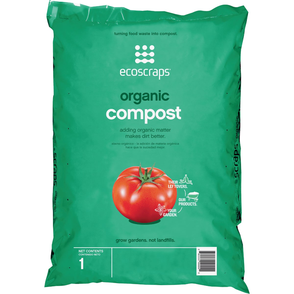 Ecoscraps 1 Cu. Ft. Organic Lawn & Garden Compost