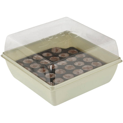 Jiffy 34-Cell 11 In. x 11 In. Self Watering Greenhouse Seed Starter Kit