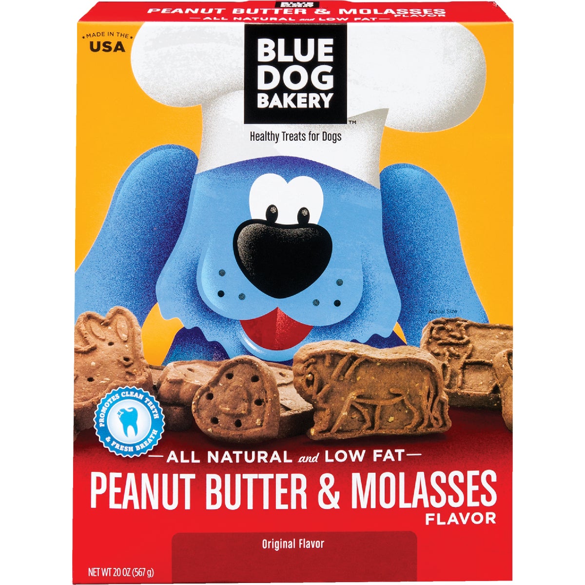 Blue Dog Bakery Original Peanut Butter & Molasses Crunchy Dog Treat, 20 Oz.