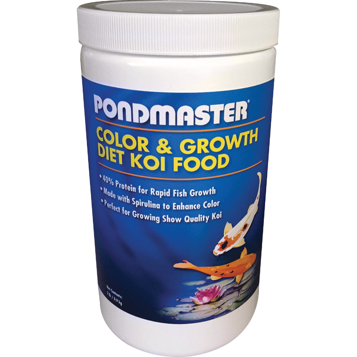 PondMaster 2 Lb. Color & Growth Diet Koi Pond Fish Food