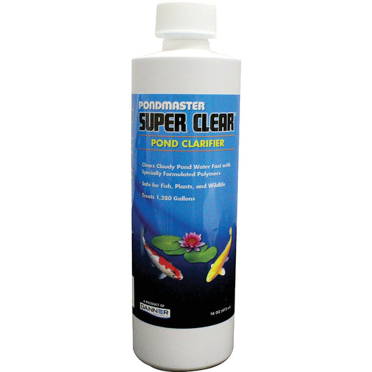 PondMaster Super Clear 16 Oz. 1280 Gal. Coverage Area Water Treatment Clarifier