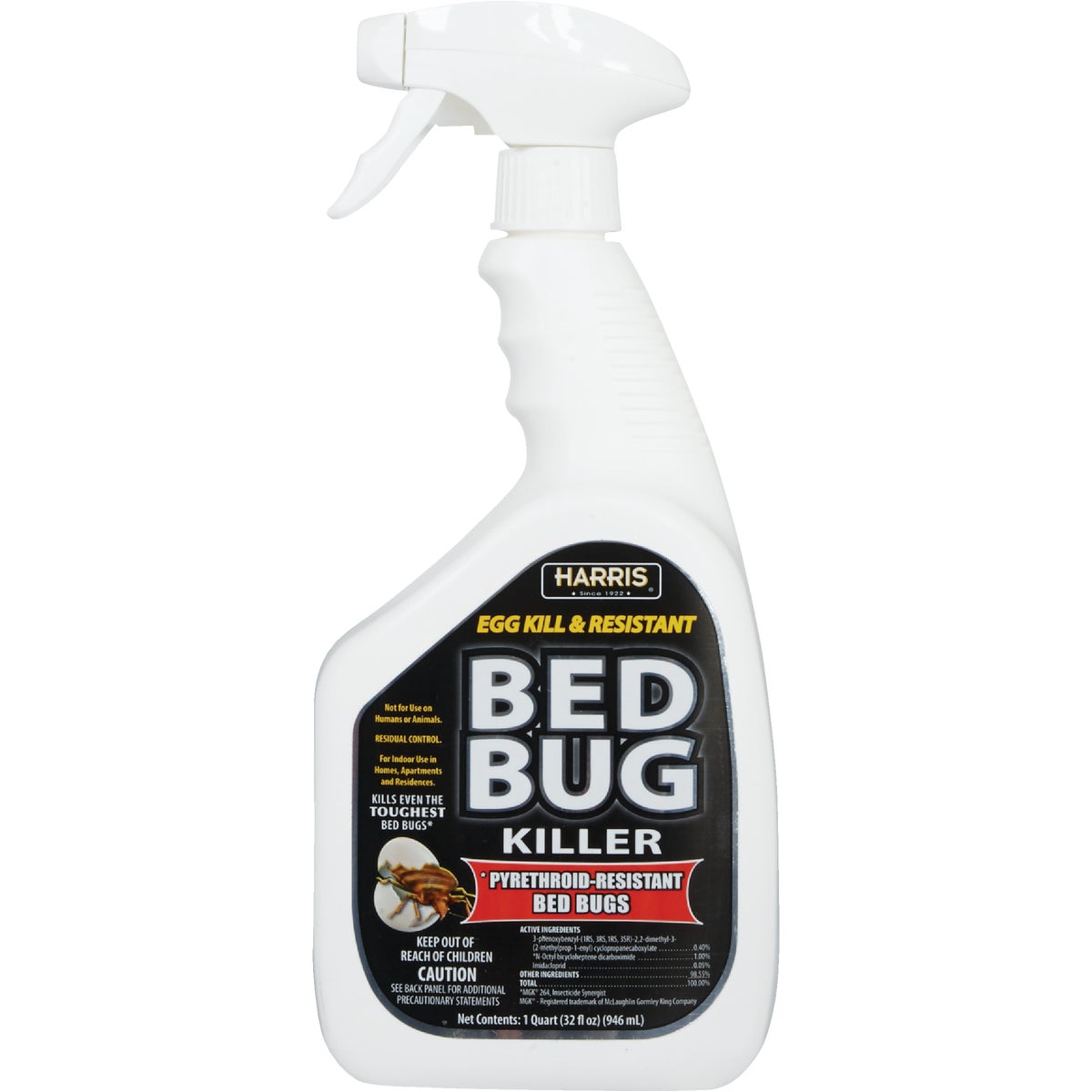 Harris 32 Oz. Ready To Use Egg Kill & Pyrethroid Resistant Bedbug Killer