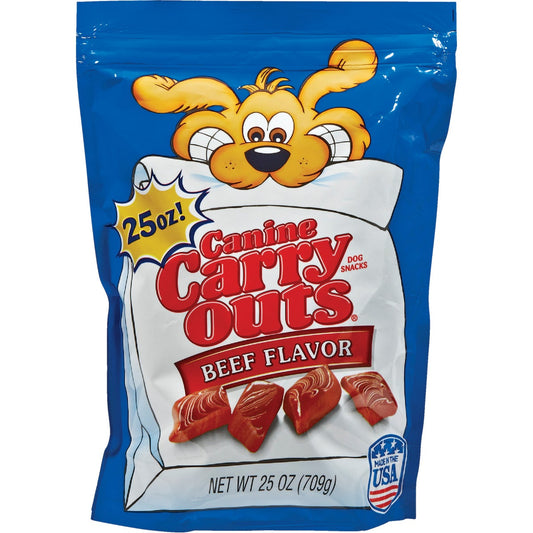 Canine Carry Outs Beef Flavor Chewy Dog Treat, 25 Oz.