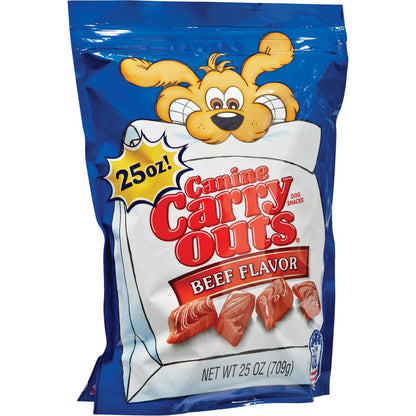 Canine Carry Outs Beef Flavor Chewy Dog Treat, 25 Oz.