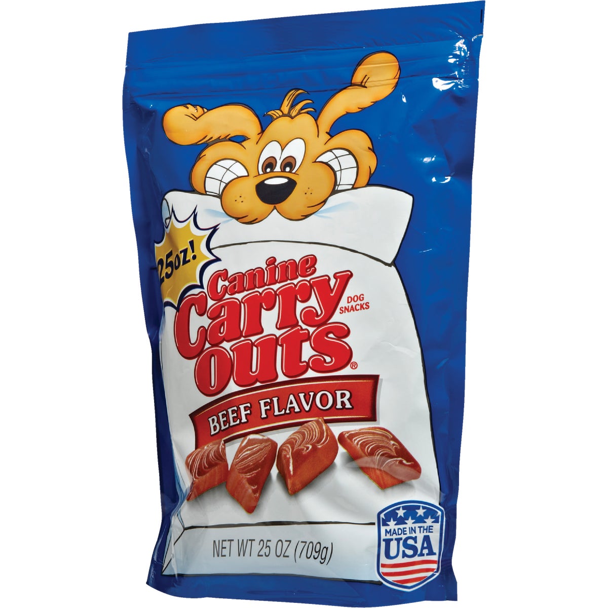 Canine Carry Outs Beef Flavor Chewy Dog Treat, 25 Oz.