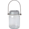 Moonrays Decorative Glass Jar LED Lighted Solar Lantern